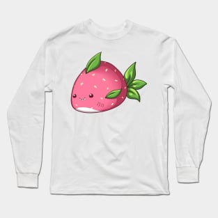 Strawberry Shark Long Sleeve T-Shirt